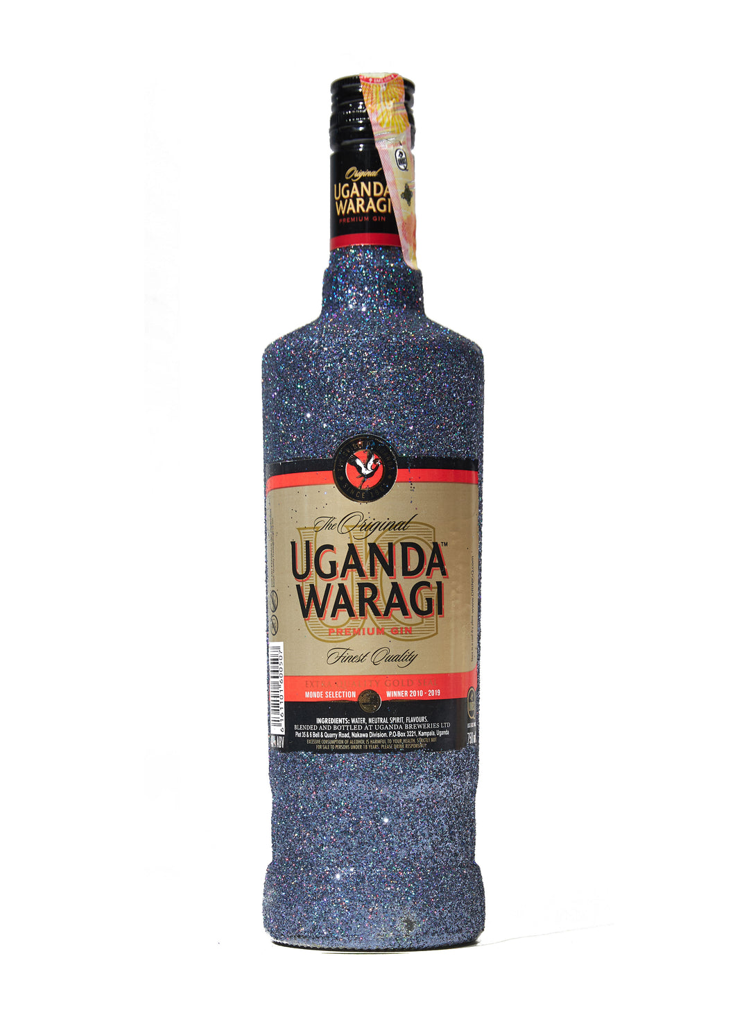 *Glittered* Uganda Waragi Gin Original 750ml (40% ABV)
