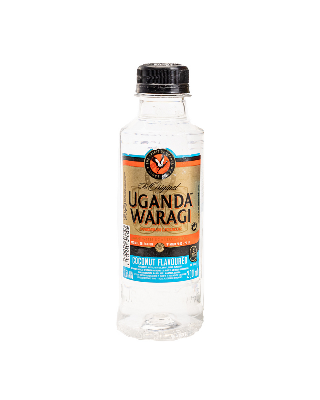 Uganda Waragi Gin Coconut  200ml (37.5% ABV)