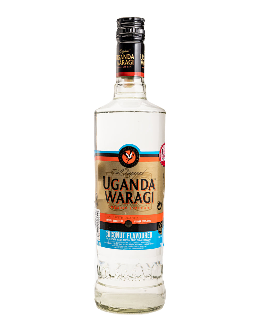 Uganda Waragi Gin Coconut 750ml (37.5% ABV) 